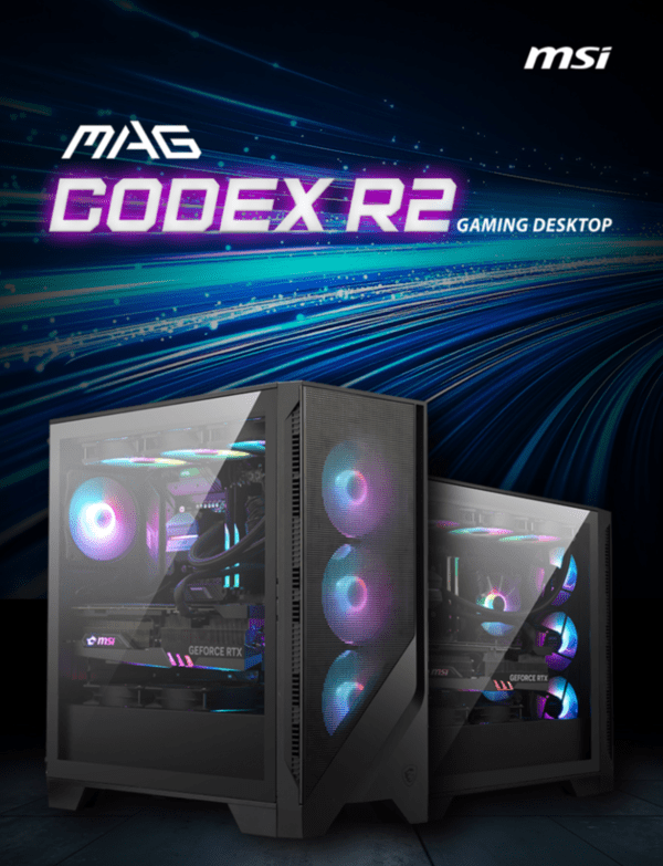 Msi Codex B2 MSI, 비주얼과 쿨링 성능을 모두 갖춘 게이밍 데스크탑 ‘MSI MAG Codex 시리즈’ 출시